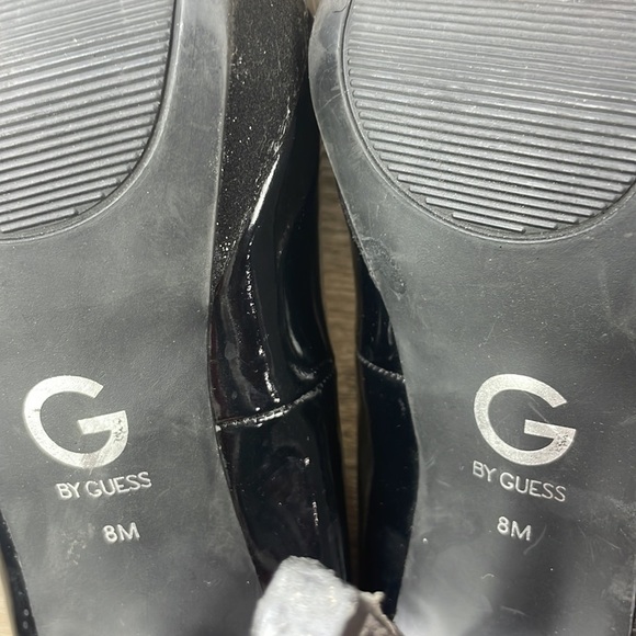 G by Guess Women’s Patent Leather and Sparkle Platform High Heels, size 8 - Picture 8 of 11